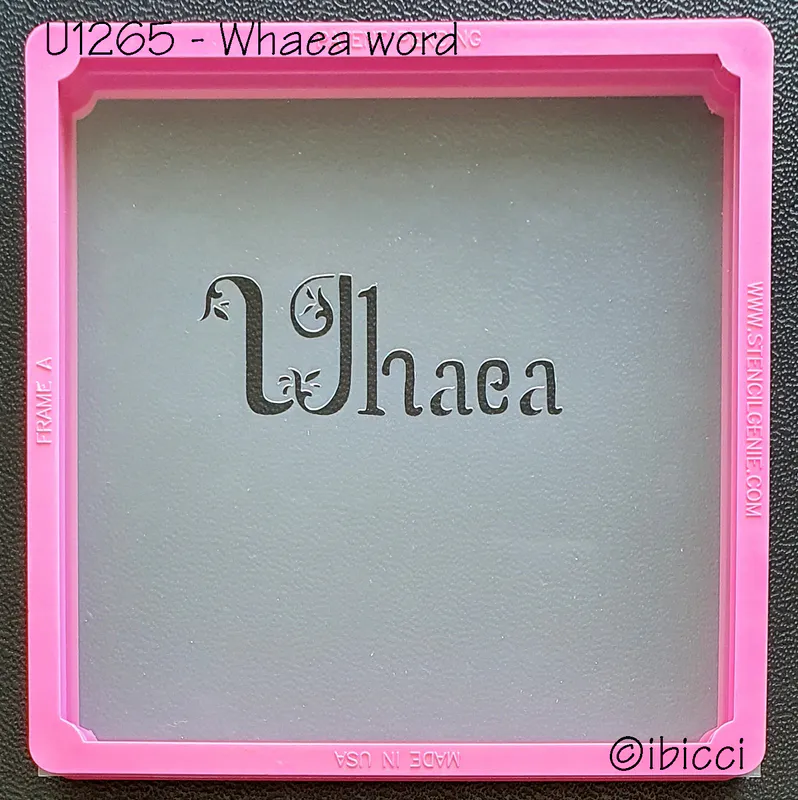ibicci Whaea stencil