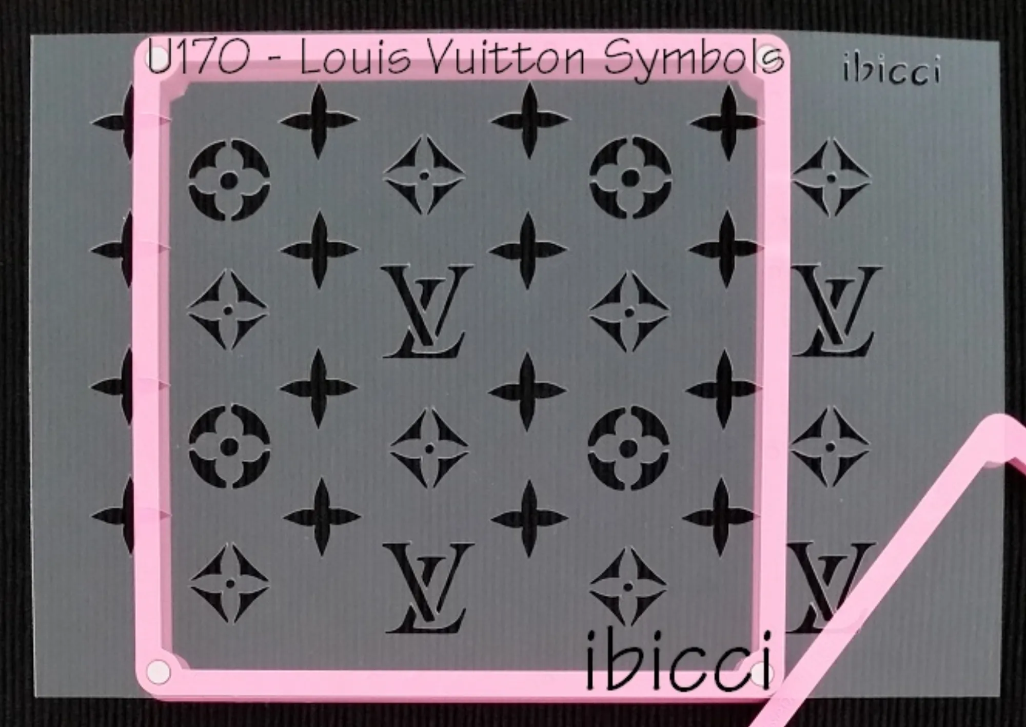 ibicci Louis Vuitton Cookie stencils