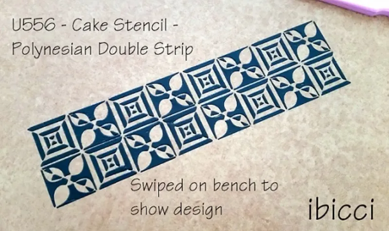 ibicci Polynesian Double strip swiped quickly on bench