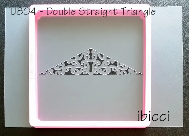ibicci Maori Double Straight Triangle stencil