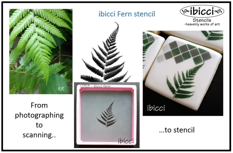 The creation of the ibicci fern stencil