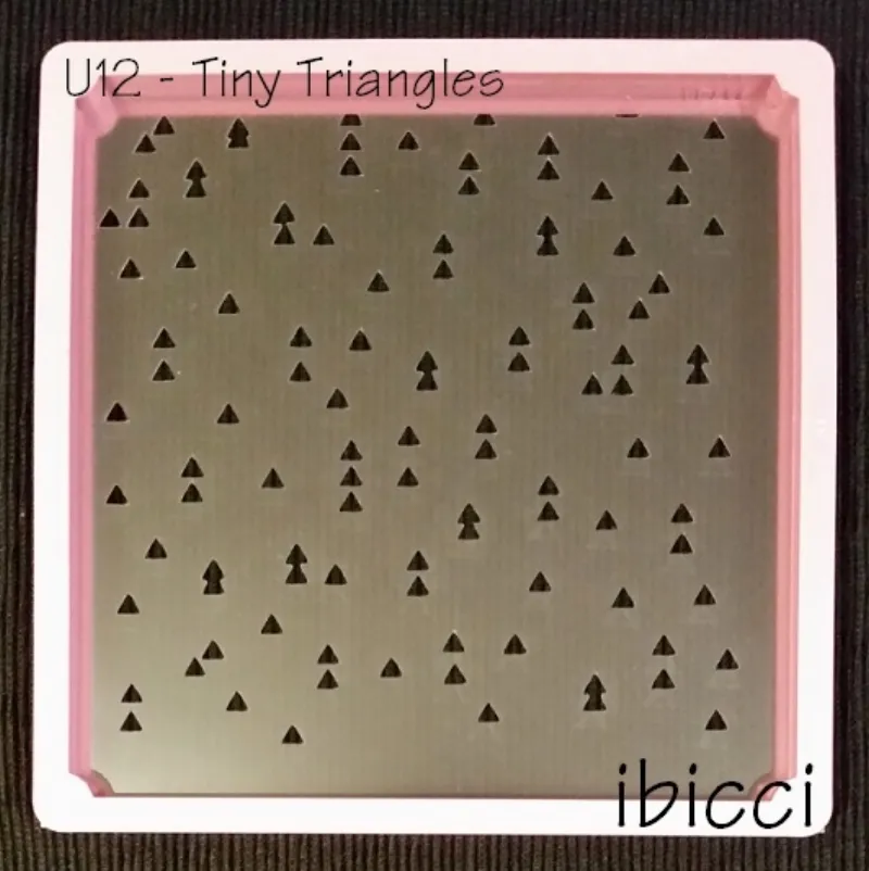 ibicci tiny triangles stencil