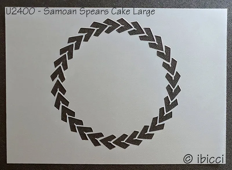 ibicci Samoan Spears Circle stencil