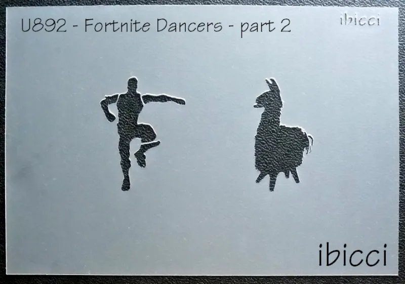 ibicci Fortnite stencils - 1 of 2 set emotes