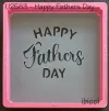 ibicci Happy Fathers Day stencil