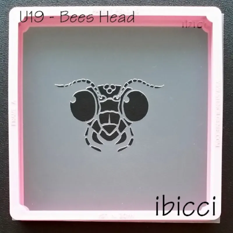 ibicci Bees Head stencil