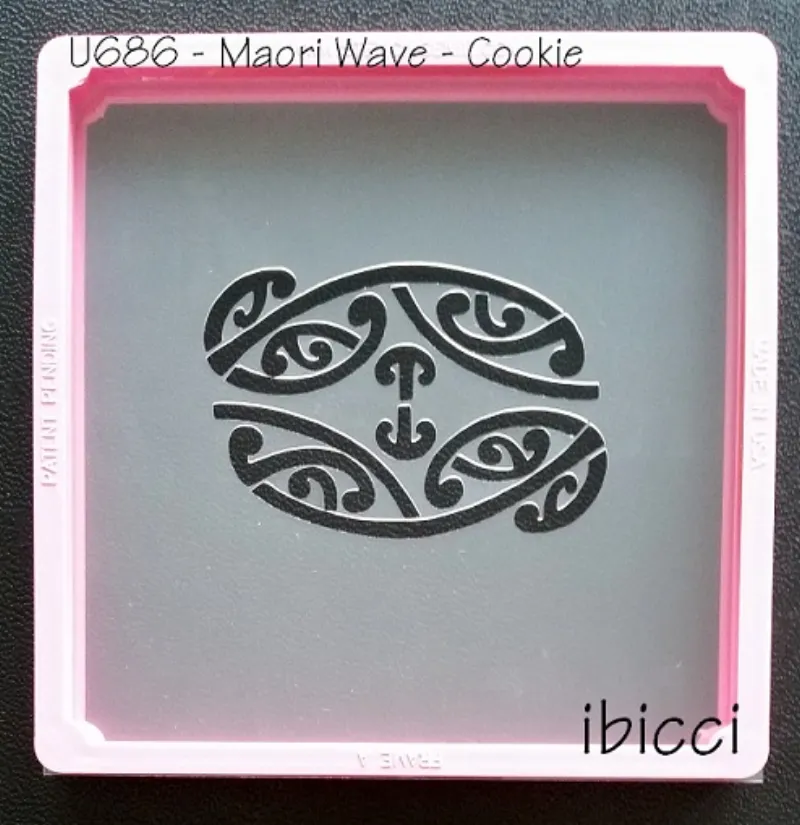 ibicci Maori Wave Cookie stencil