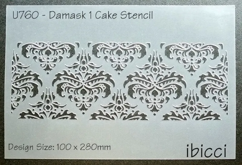 Damask Cake Stencil