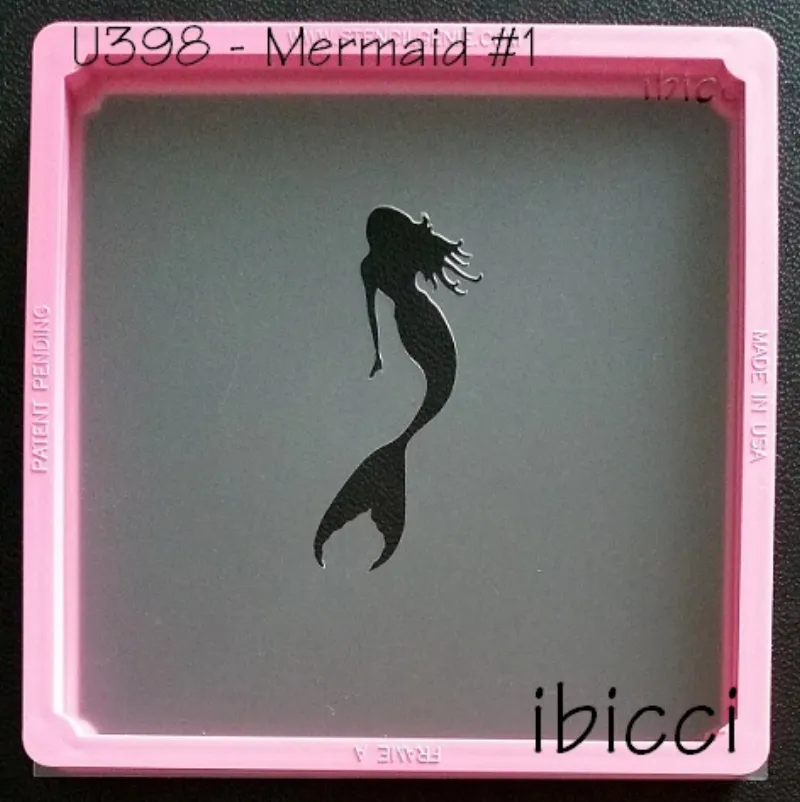 ibicci Mermaid #1 stencil