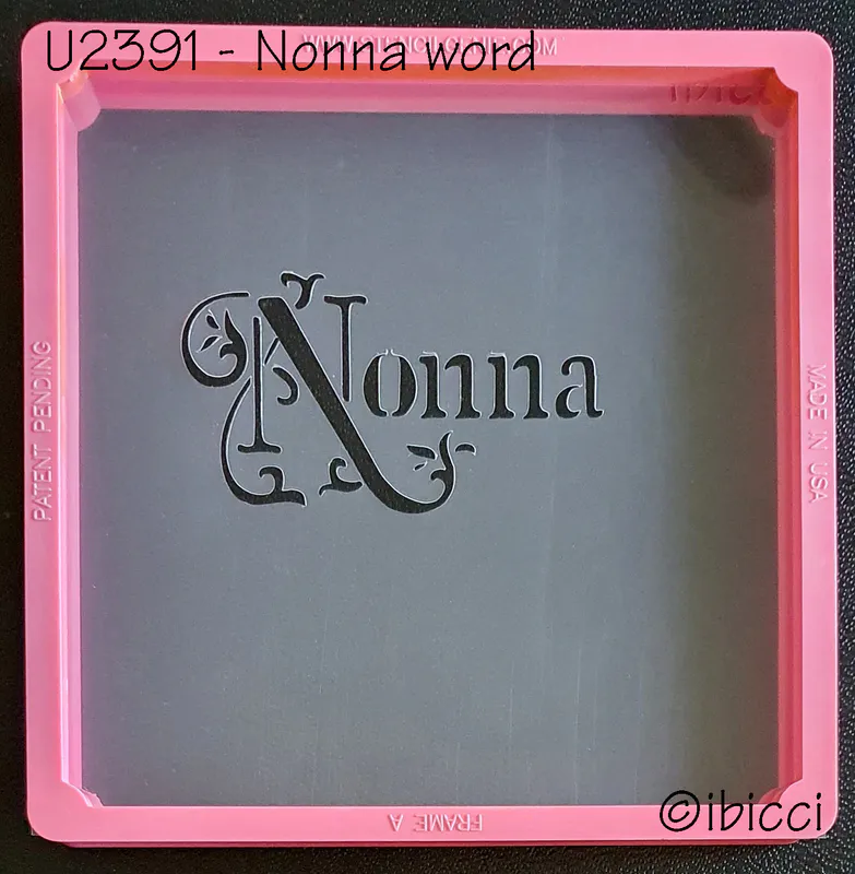 ibicci Nonna stencil