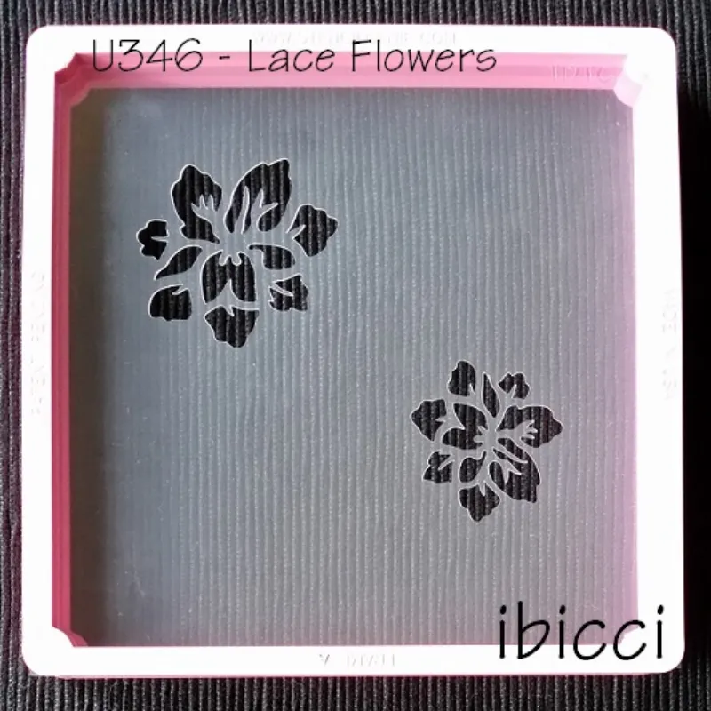 ibicci Lace Flowers stencil