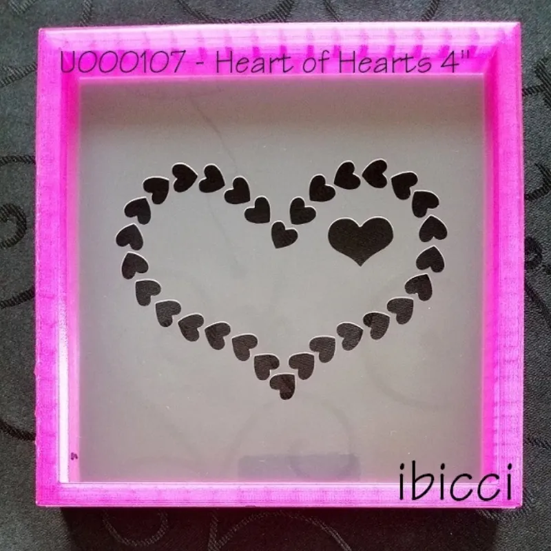 Heart of Hearts stencil