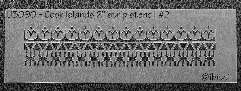 ibicci Cook Islands Strip Stencils #2