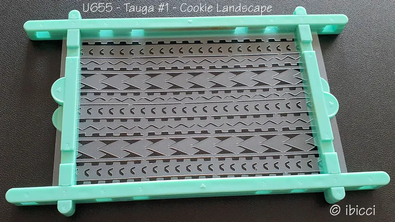 ibicci Tauga #1 cookie stencil - Landscape
