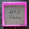 40 & Fabulous stencil