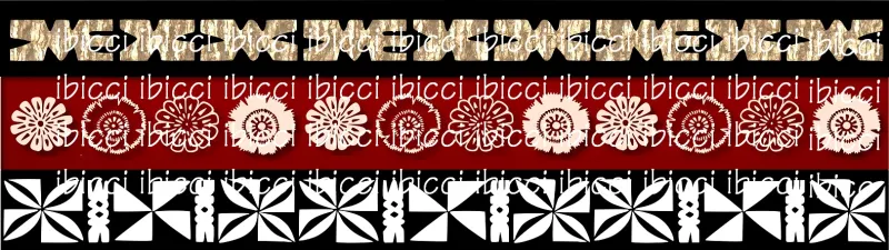 DPU106601 - AP Fijian Tapa Digital Print option Red