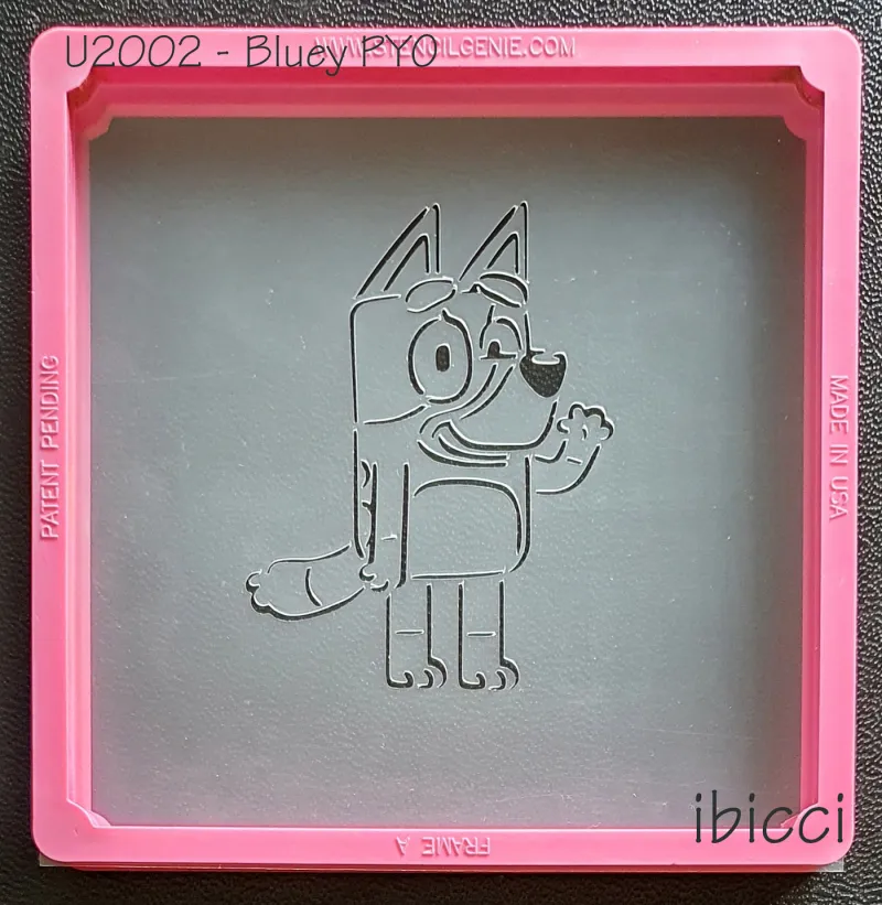 ibicci PYO Bluey Dog stencil