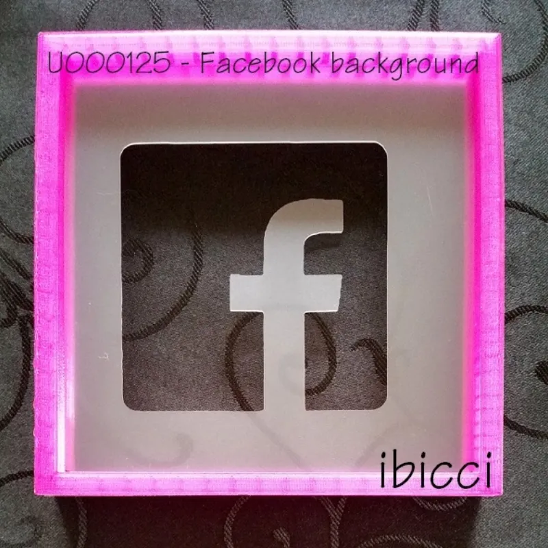 3.25" Facebook stencil