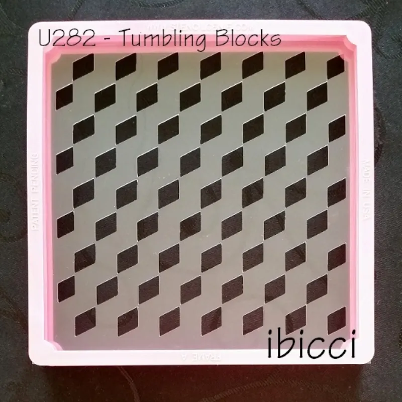 ibicci Tumbling Block stencil