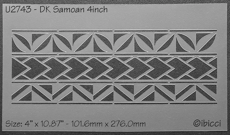 ibicci DK Samoan Panel 4" stencil