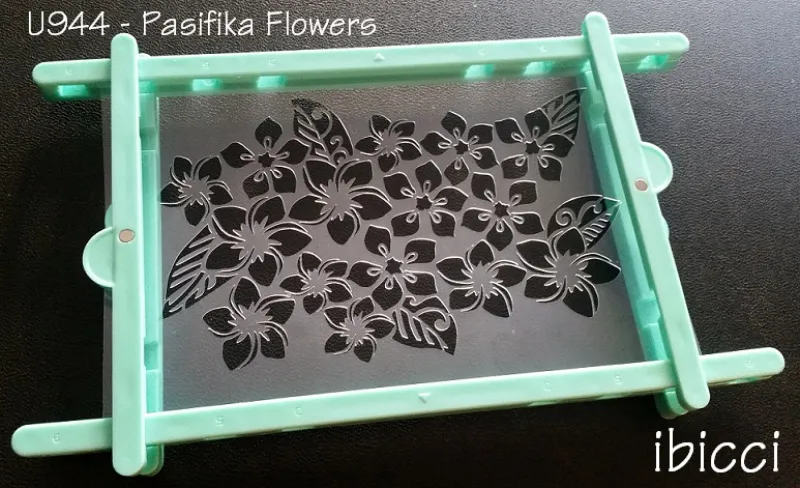 ibicci Pasifika Flowers stencil