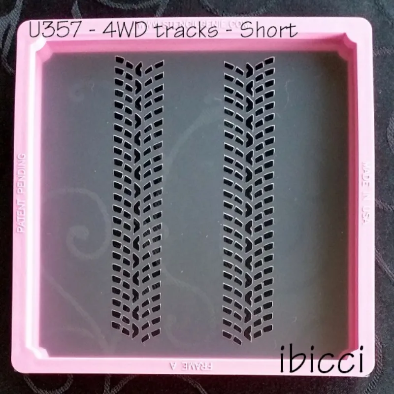 ibicci 4WD tracks stencil - Short version