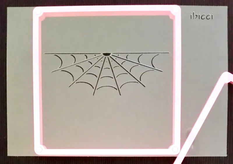ibicci Half Spiderweb stencil - for Cookies