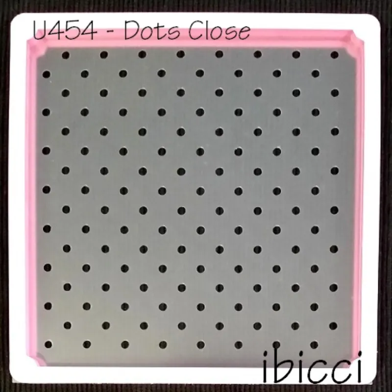 ibicci Background Dots closely spaced stencil