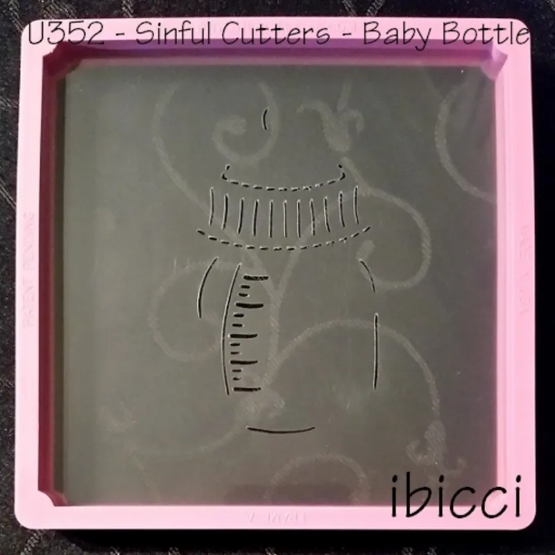 ibicci Baby Bottle stencil without feet