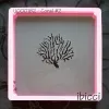 Single Coral stencil #2