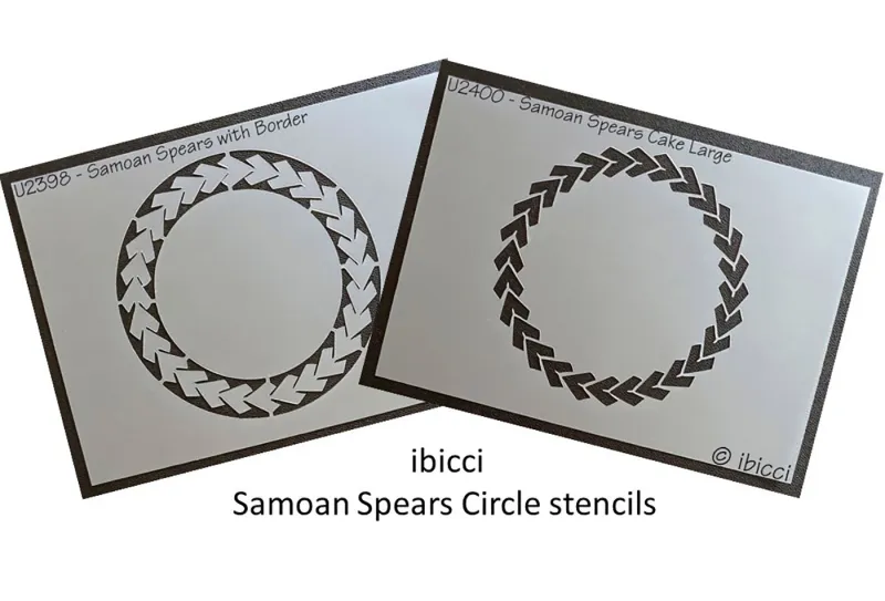 ibicci Samoan Spears Circle stencils