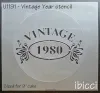ibicci Vintage 1980 Stencil