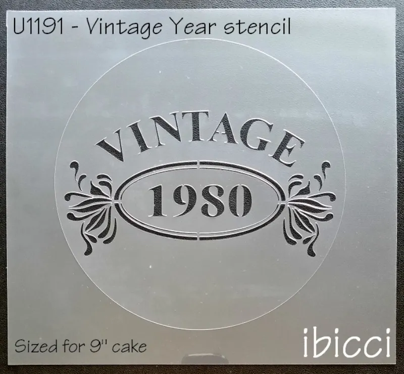 ibicci Vintage 1980 Stencil