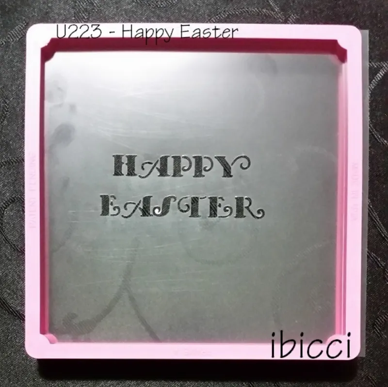 Happy Easter stencil