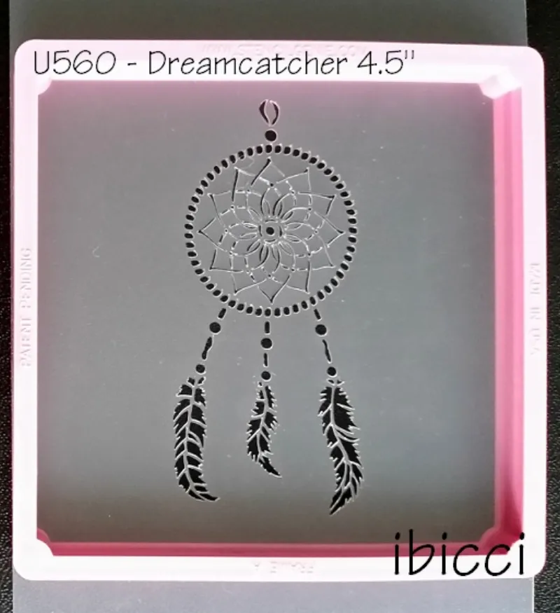 ibicci Dreamcatcher - 4.5" - Landscape stencil