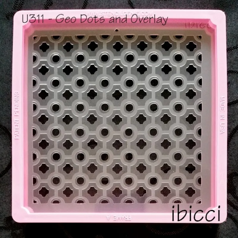 ibicci Geo Dots and Overlay Stencil Set