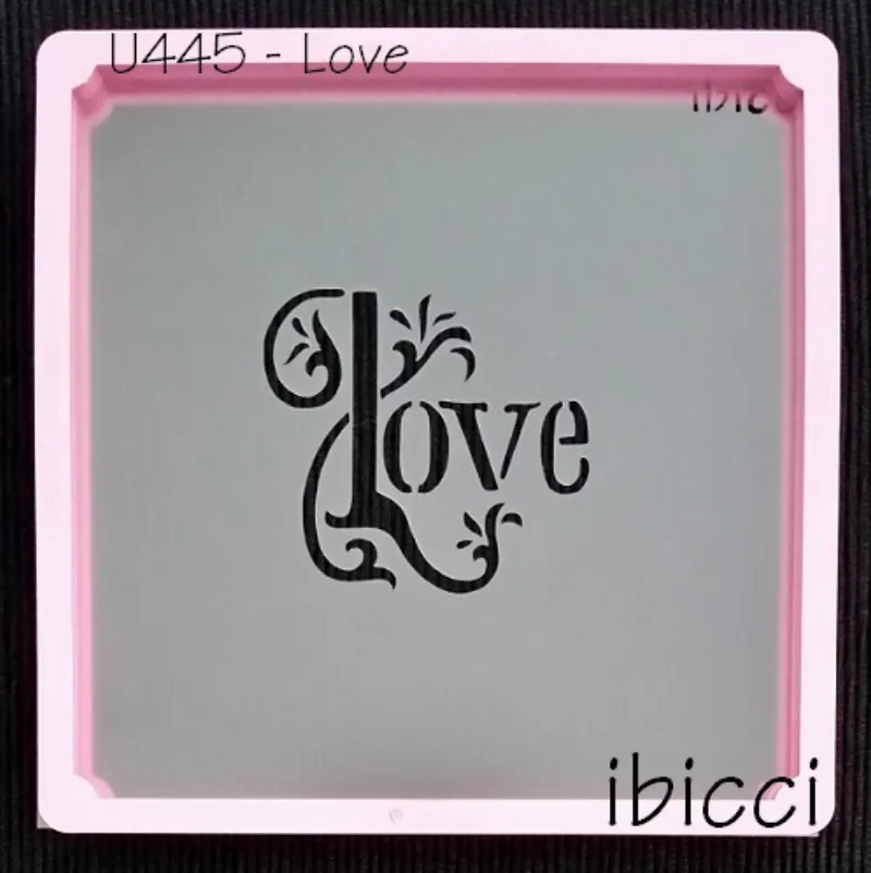 ibicci Love stencil