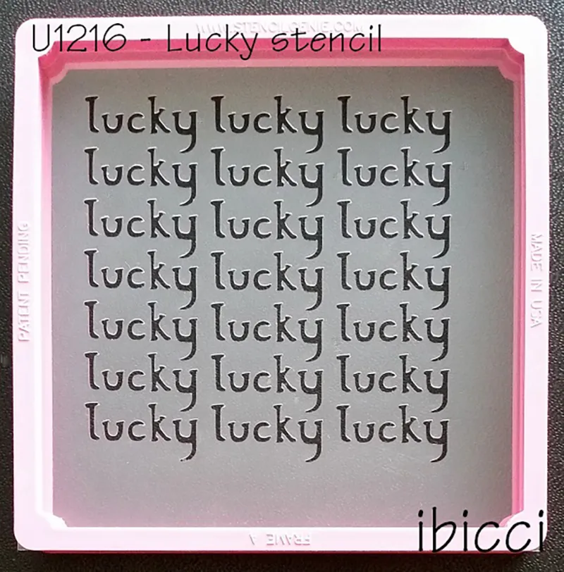 ibicci Lucky stencil