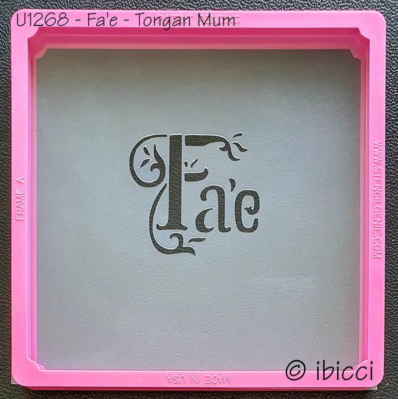 ibicci Fa'e stencil