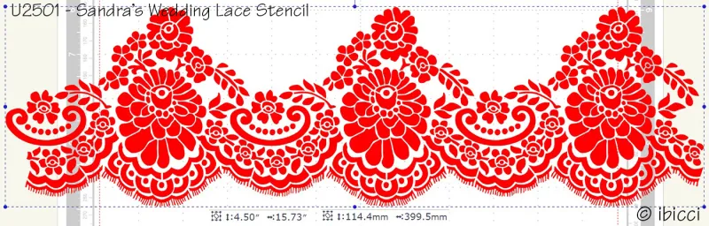 ibicci Sandra's Wedding Lace Panel - Long - Photo to come