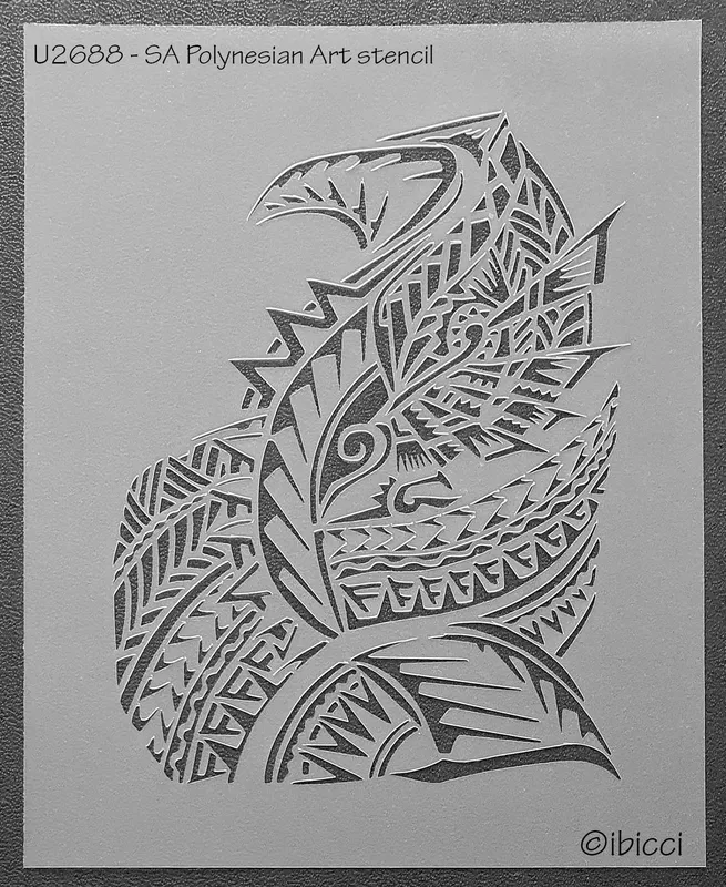 ibicci SA Polynesian Art Stencil