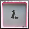ibicci Easter Bunny standing with 2 eggs stencil