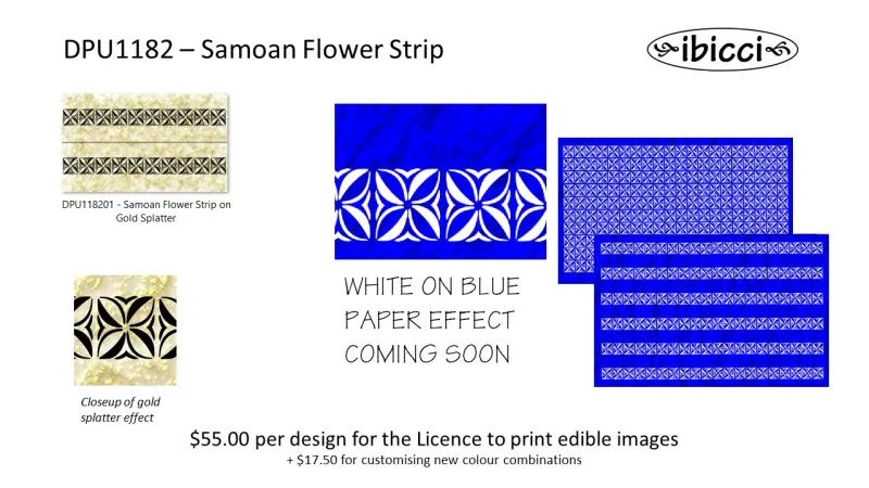 DPU1182 - Samoan Flower Cake Wraps - Catalogue page
