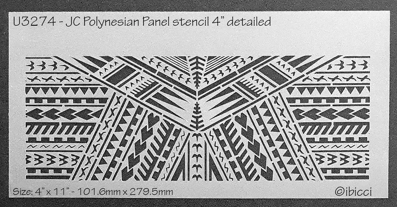ibicci JC Polynesian Panel 4" Detailed