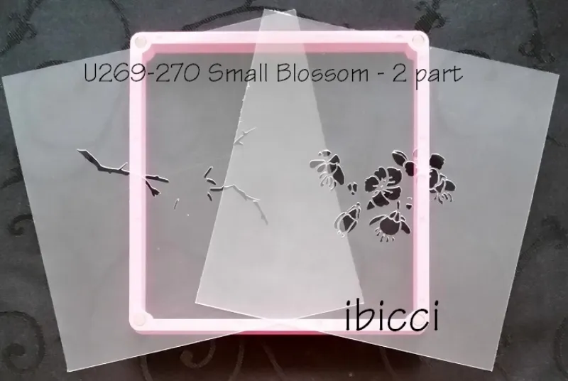 ibicci Small Blossom stencils - in 2 parts