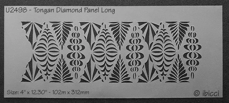 ibicci Tongan Diamond 4" Panel LONG