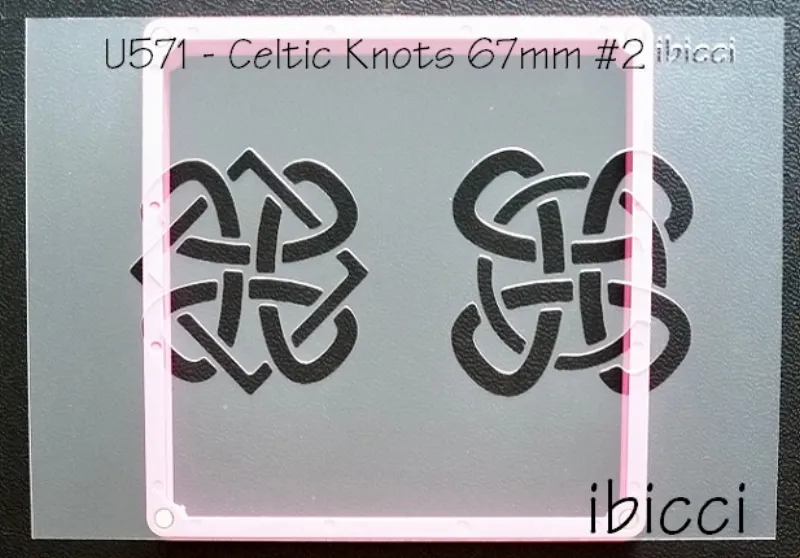 ibicci Celtic Knot Stencils - 67mm - Part 2