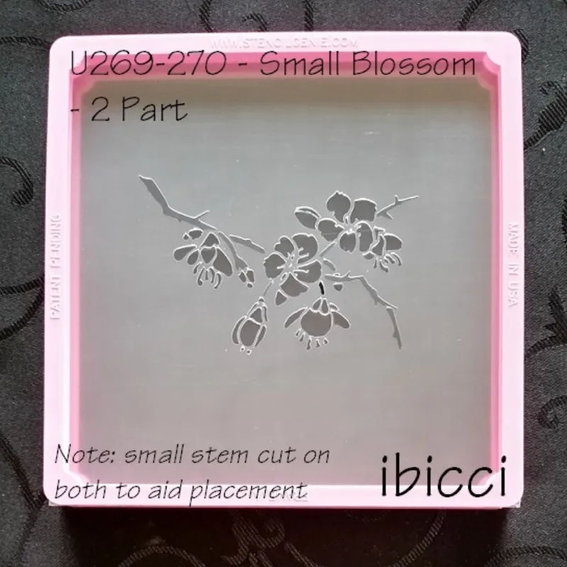 ibicci Small Blossom stencils - in 2 parts