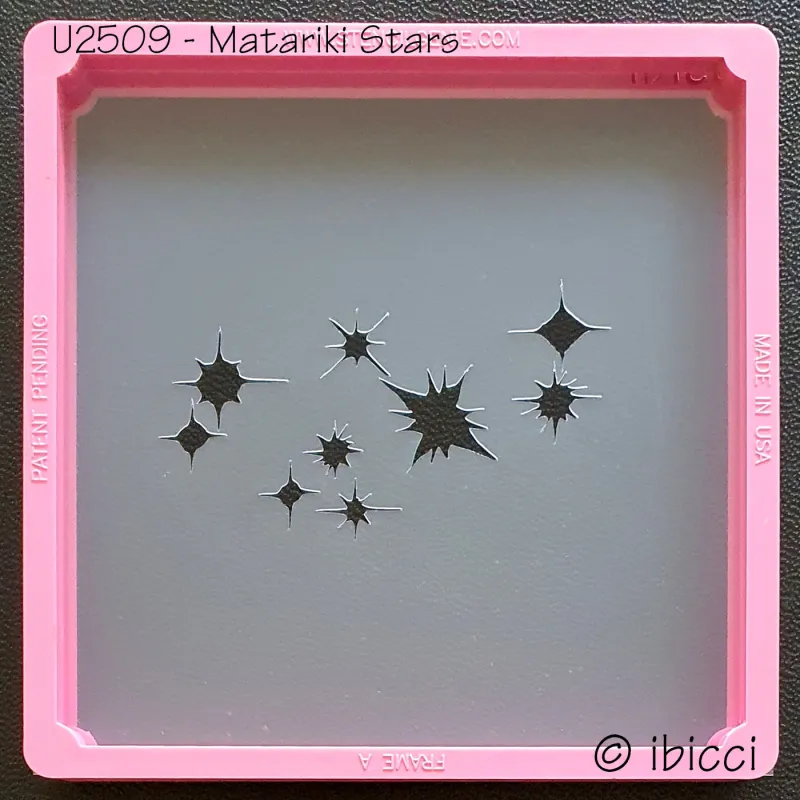 ibicci Matariki Stars cookie stencil