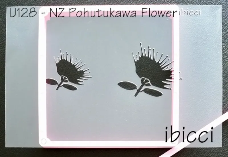 NZ Pohutukawa Flower stencil